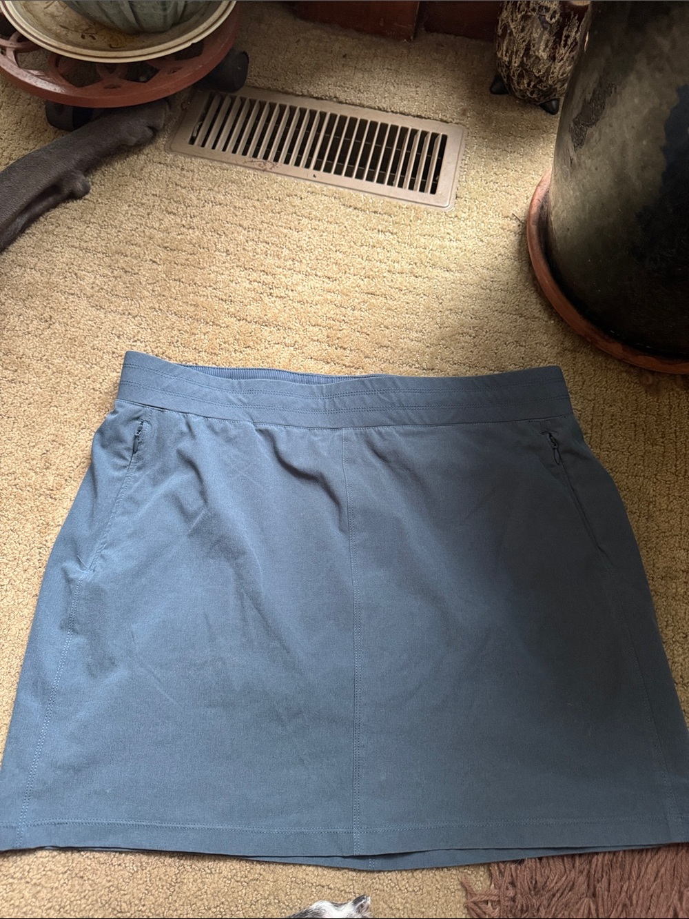 Kuhl Slate Blue Active Mini Skort with Zip Pockets
